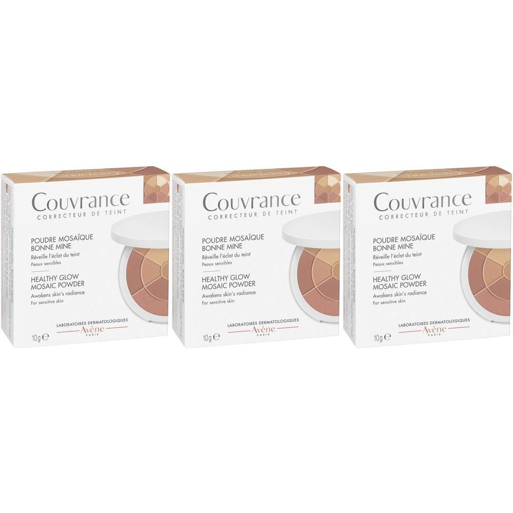 Eau Thermale Avène Couvrance Cipria Mosaico Bonne Mine 3x1 St