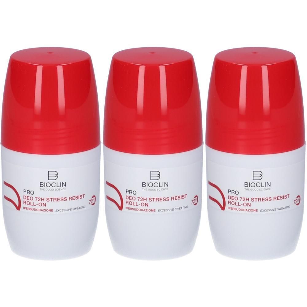 Bioclin Pro Deo 72H Stress Resist Roll-On 3x50 ml