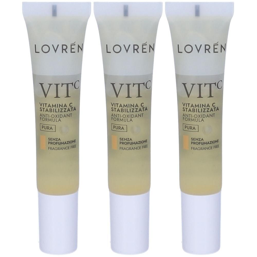 Lovren VITC Vitamina C Stabilizzata Anti-Oxidant Formula 3x15 ml