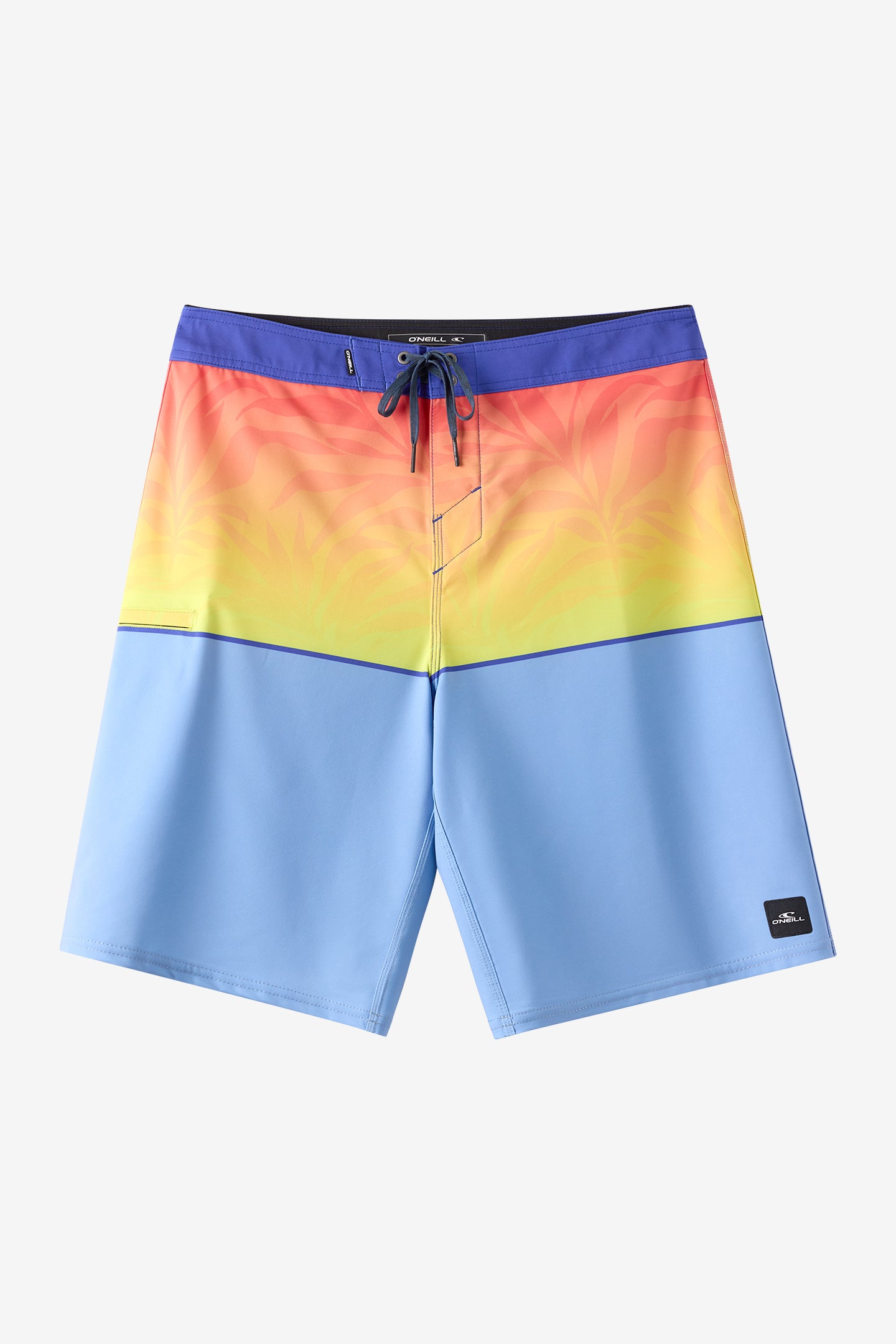 O'Neill Men's Hyperfreak Heat Block 21"" Board Shorts in Blue Jelly, Size 34, Elastane/Polyester