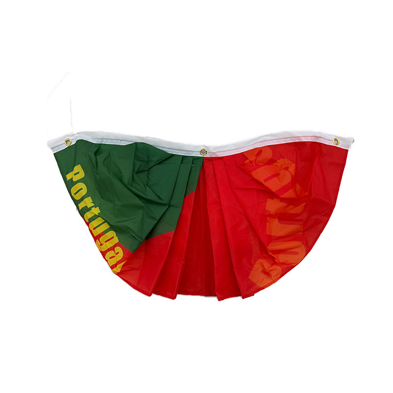 2026 North America Soccer Tournament Pleated Fan Bunting Flag, 1.53 ft Half Round Bunting Banner, Sports Match Decoration for Outdoor