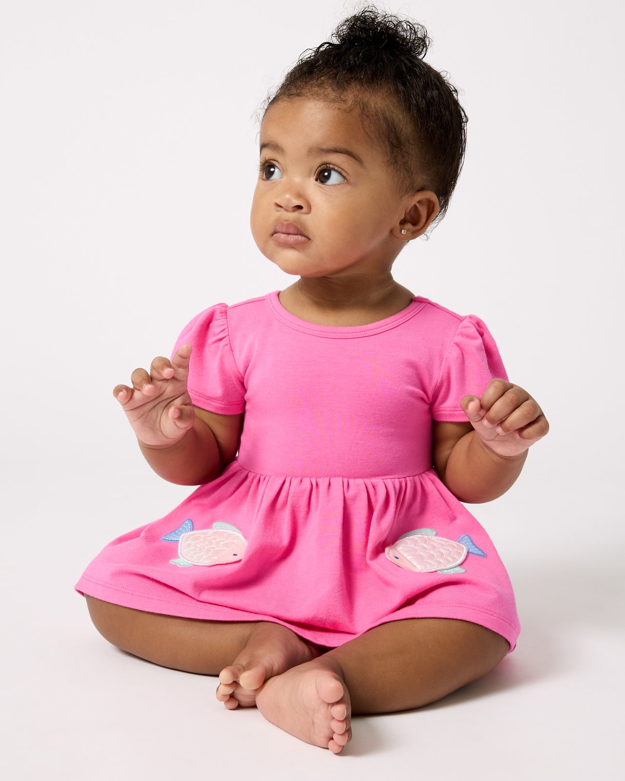 Sparkling Scales Empire Tunic Top with Bloomer - 0-3 months - Little Sleepies
