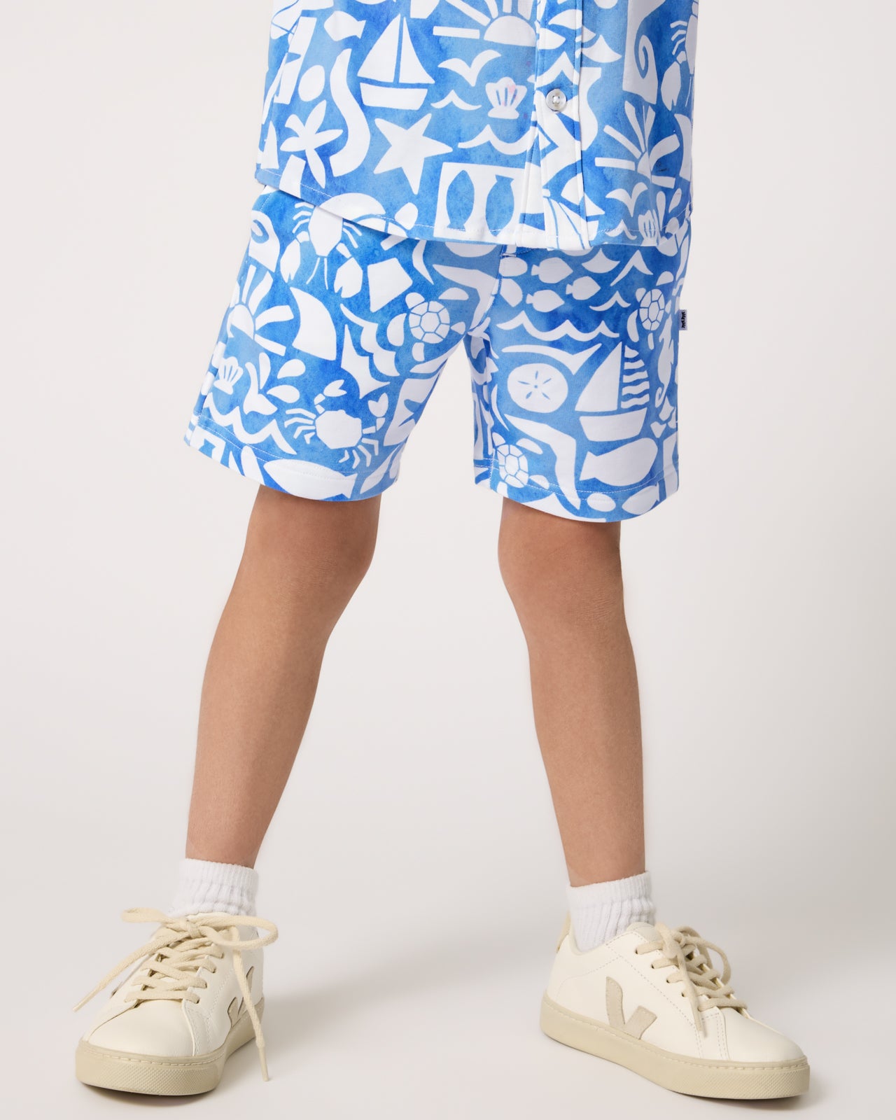 Summer Shores Drawstring Shorts - 3-6 months