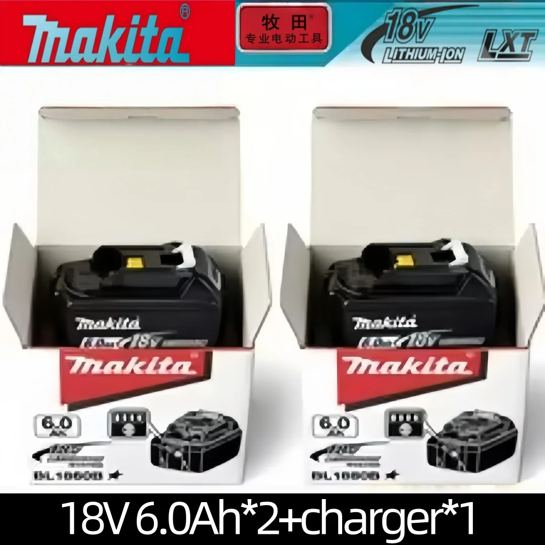 Original Makita 18V 6Ah Li-Ionen-Akku Kompatibel mit BL1815 BL1820B BL1830B Industrielle Kabellose Werkzeuge Image