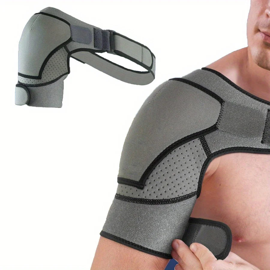 Schulterstütze mit Rotatorcuff-Unterstützung, Armschlinge und Kompressionsmanschette, Geeignet für Beide Arme Image