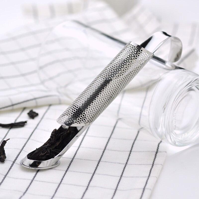 Portable Stainless Steel Tea Infuser & Loose Leaf Tea Filter Set With Long Handle Tea Spoon Creative Portable Tea Make Portable Stainless Steel Tea Infuser & Loose Leaf Tea Filter Set With Long Handle Tea Spoon Creative Portable Tea Make