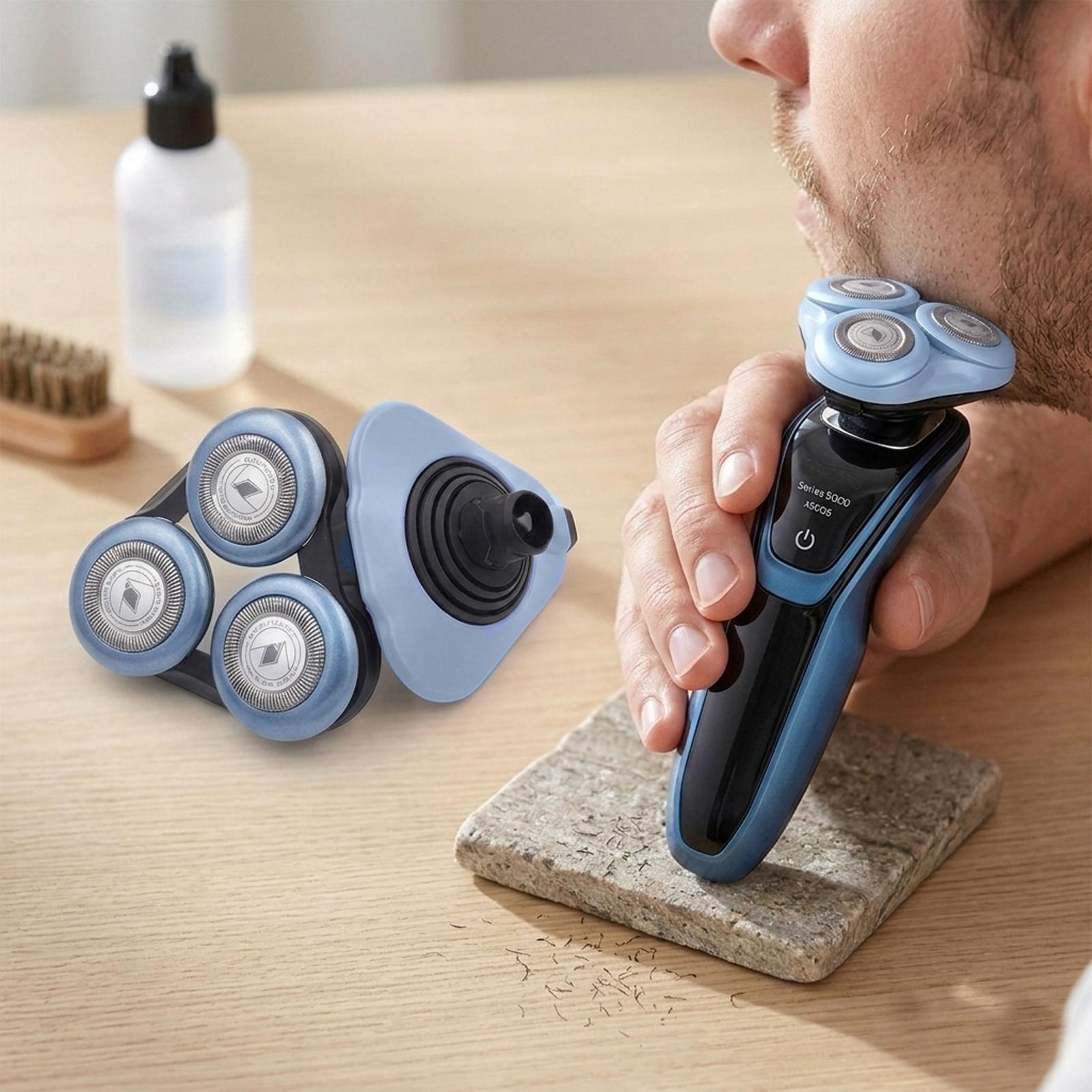 Philips X5000 Series Replacement Shaver Head Blades For Smooth, Precise & Hygienic Shaving blue