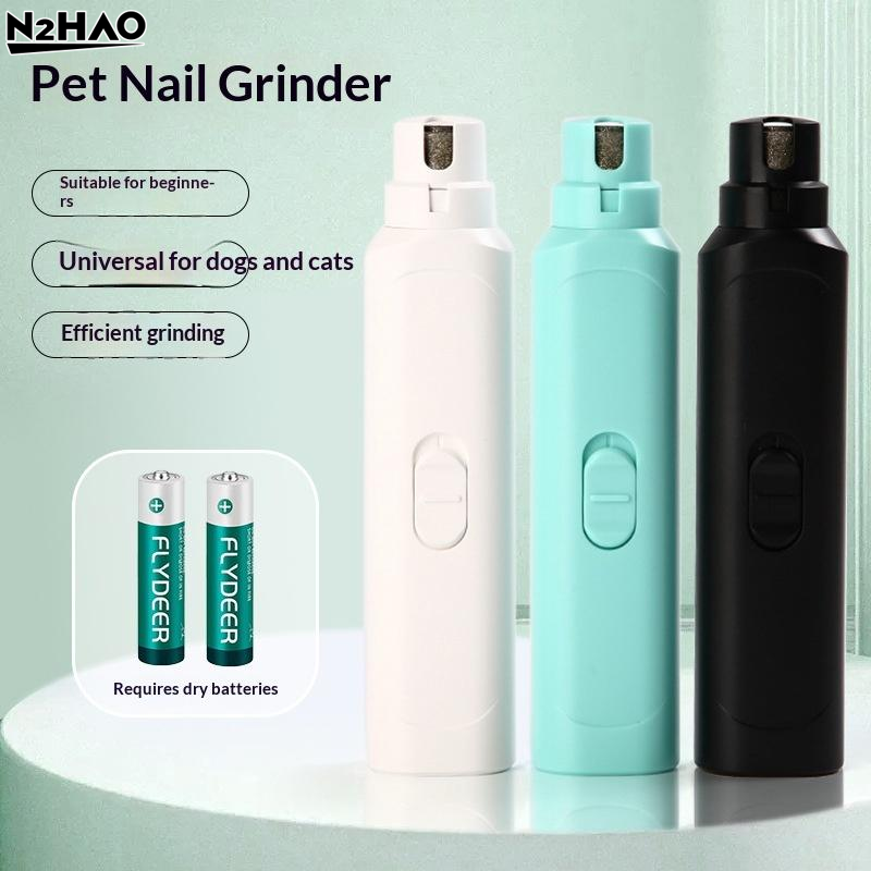 Pet Supplies 1Pcs Pet Grooming Tools Pet Nail Grinder Dog Cat Battery Model Nail Trimmer Large And Small Dogs Nail Clipp pink