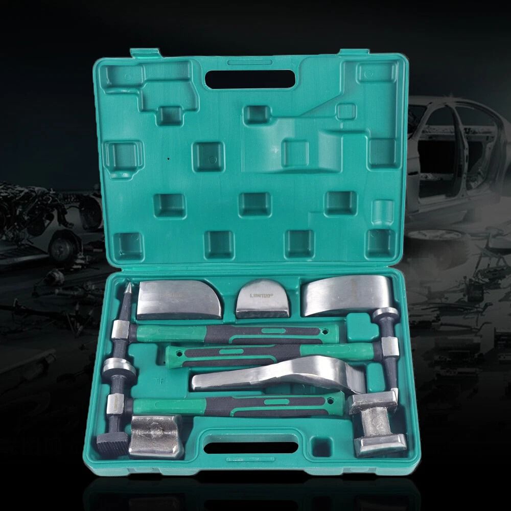 Auto Body Hammer Dolly Set For Sheet Metal Dent And Fender Repair Auto Body Hammer Dolly Set For Sheet Metal Dent And Fender Repair