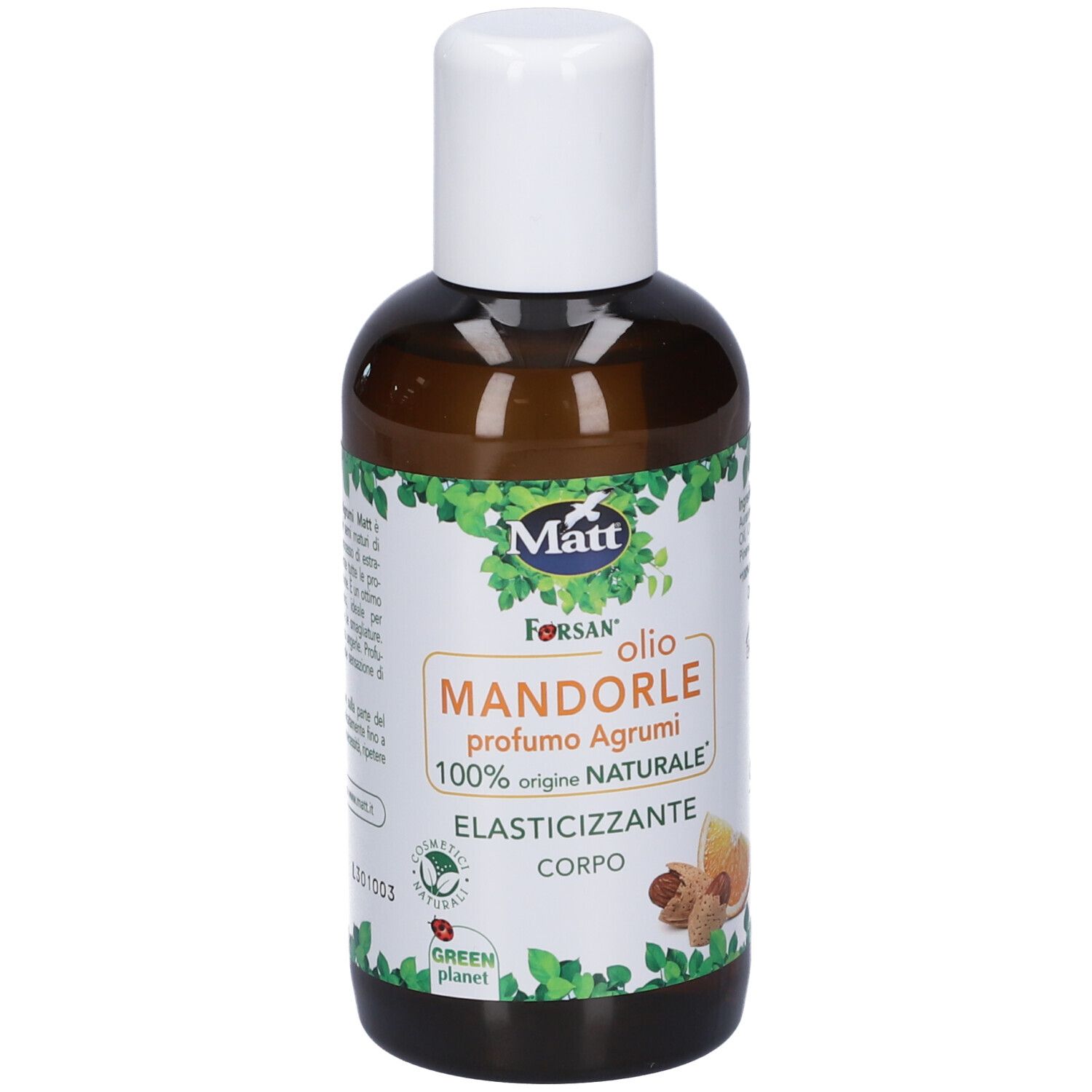 Matt Forsan Olio Mandorle Dolci Profumato Agrumi 250 ml