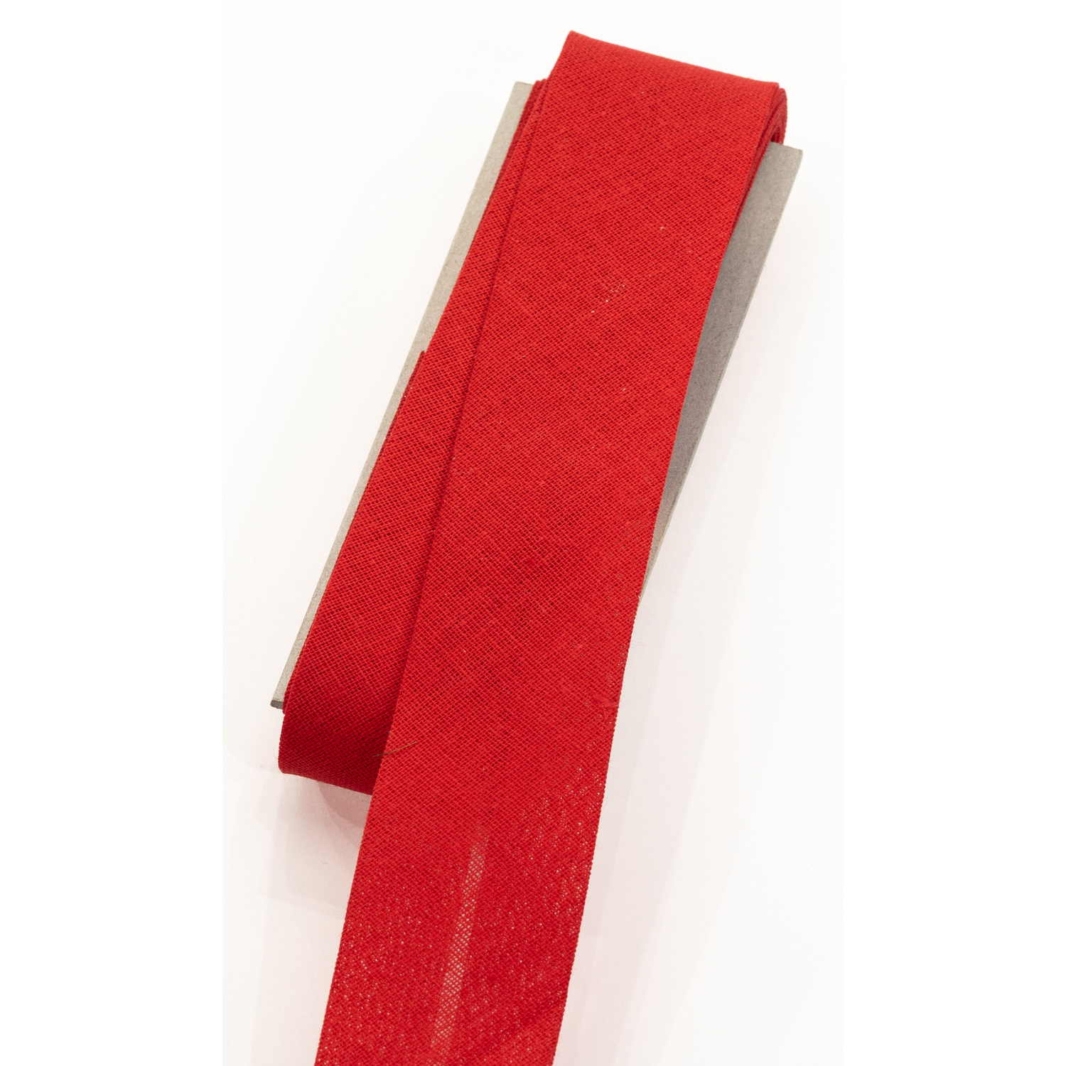 buttinette Baumwoll-Schrägband, rot, Breite: 3 cm, Länge: 5 m