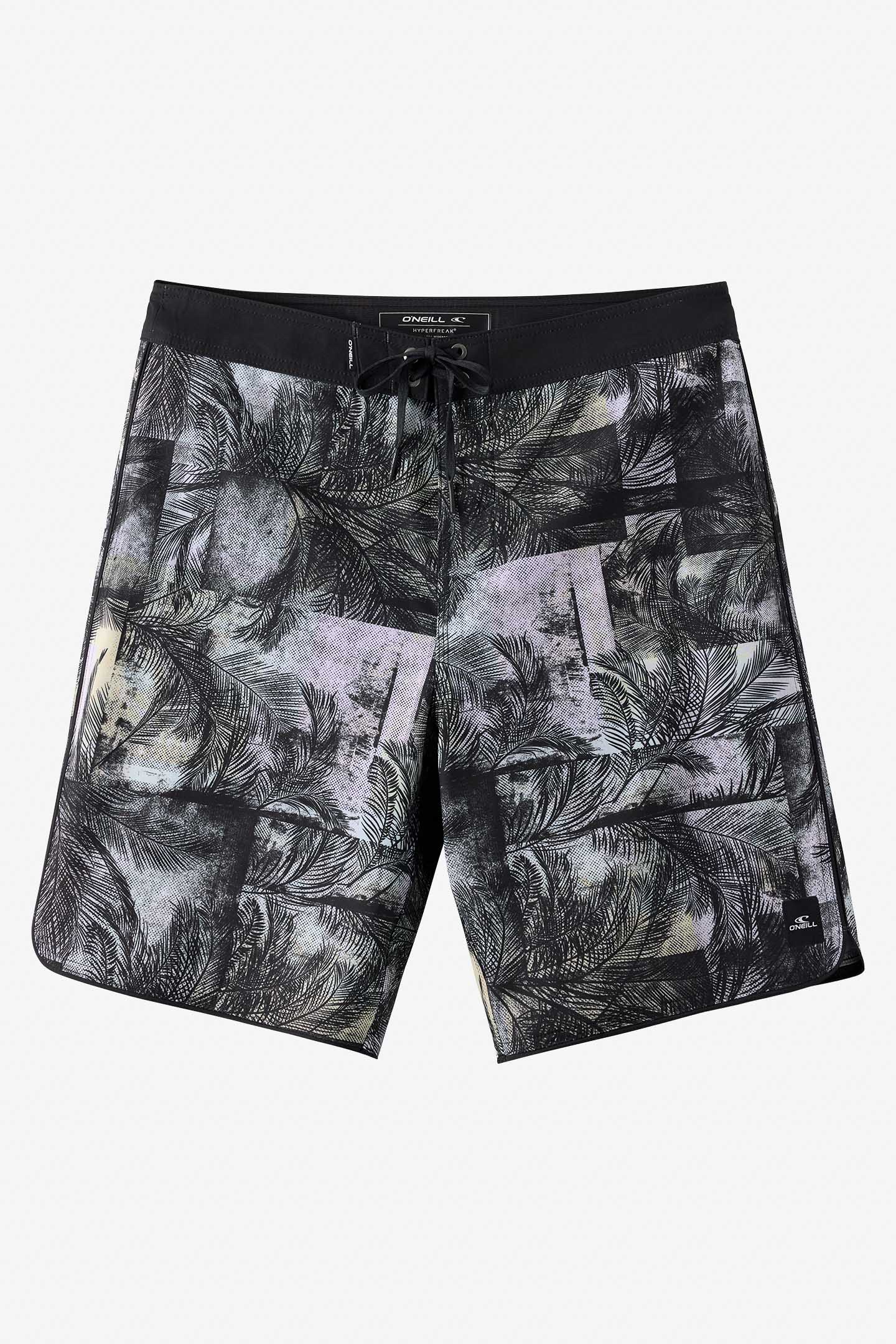 O'Neill Boy's Hyperfreak Mysto Scallop 17"" Board Shorts, Size 25, Elastane/Polyester
