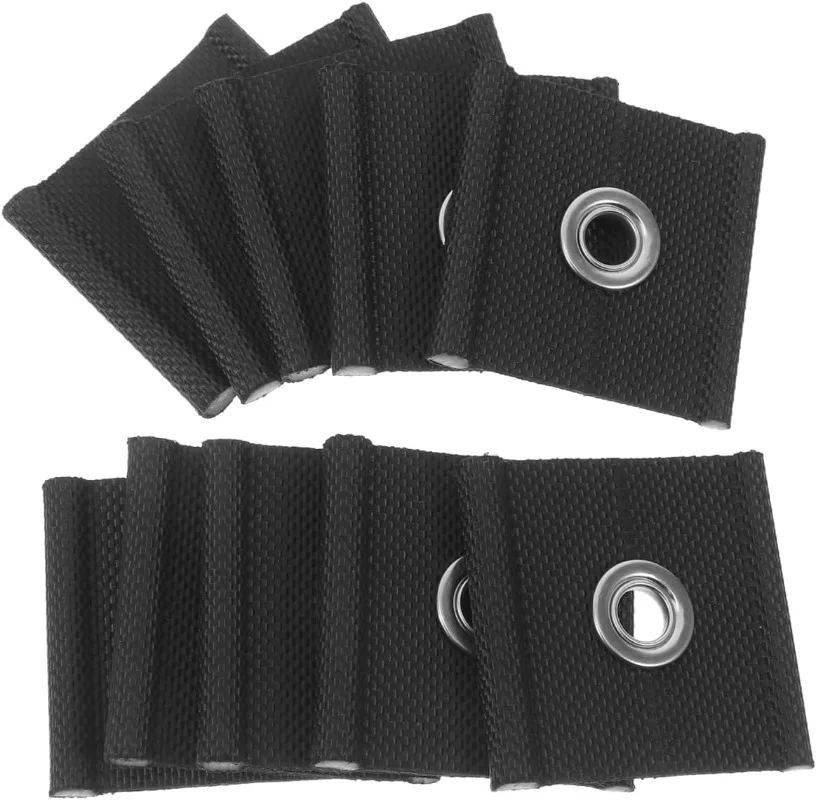 RV-Markisenhaken, 12 Stück, für Schienen mit Lochdurchmessern von 5/6 mm bis 7/8 mm, S-förmige Wohnwagen-Wohnmobil-Campingzelt-Aufhänger, Zubehör Image