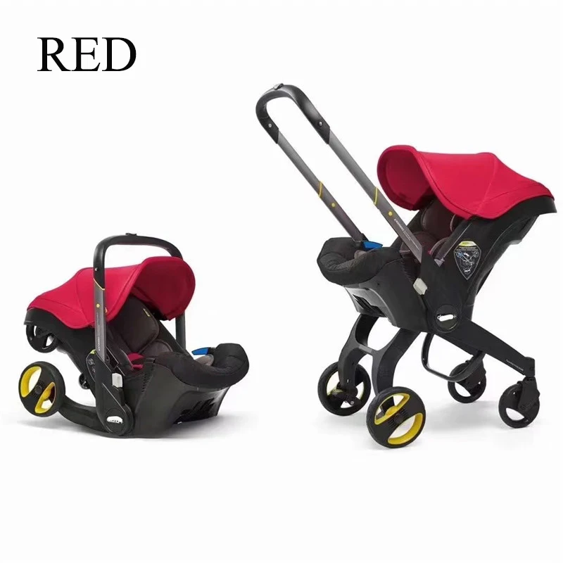 0-24 Monate Baby-Kinderwagen Multifunktionaler Autositz Faltbarer Zweiwege-Reise-Taschenkinderwagen für Neugeborene und Kleinkinder Image