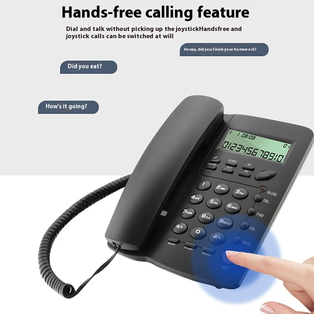 Hotel Telephone With Support Music On Hold Speakerphone Function Hotel Room Corded Phones Landline