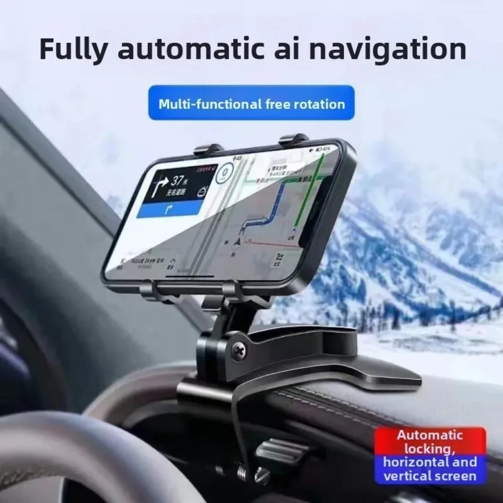 Universelle Auto-Handyhalterung 360-Grad-Rotation Mobiltelefon-Halter GPS-Handyhalterung für Auto Image