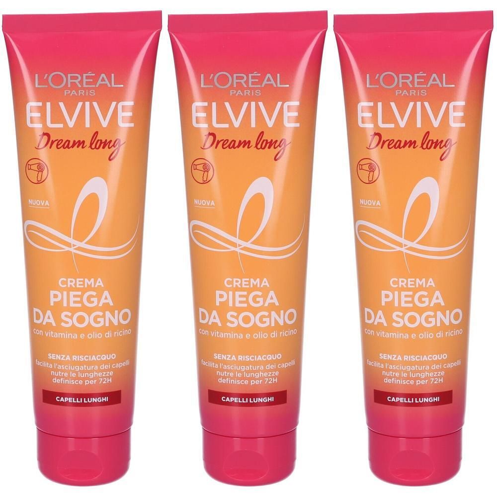 L´Oréal Elvive DreamLong Crema Piega da Sogno 3x150 ml