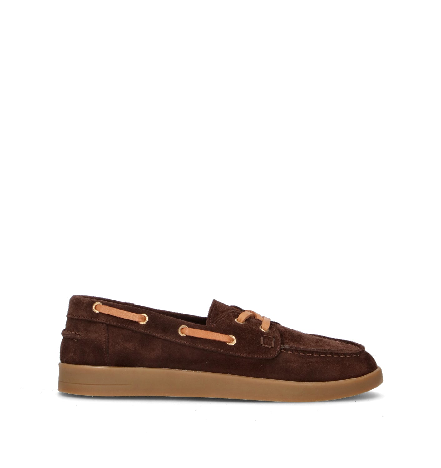 GRAFIA Scarpa barca donna marrone in suede