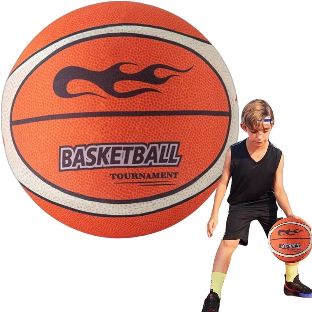 Geräuschloser Basketball - Indoor-Basketball ohne Lärm, Stummschaltender Basketball | Geräuscharmer Indoor-Trainingsball, Hochelastischer Übungsball Image