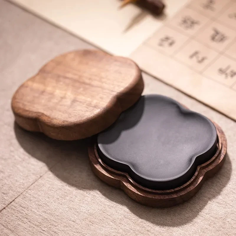 Haitang Tuschetablett für Kalligraphie, Pinselschreiben und traditionelle chinesische Malerei, Schreibwarenbedarf für Studenten Image