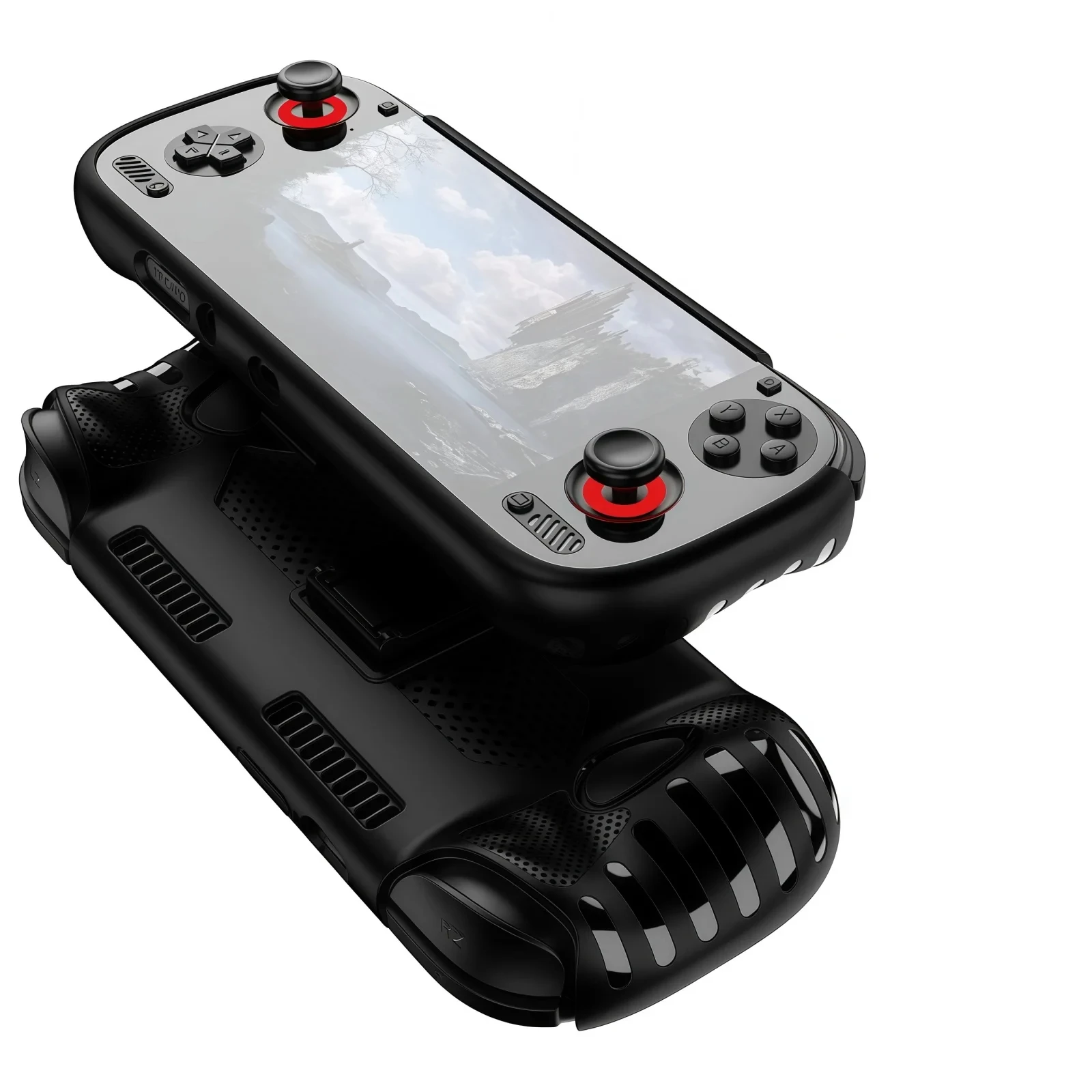 Für AYN Odin 3 Spielekonsolen-Hülle mit Ständer, rutschfeste Griffe für TPU-Handheld-Spielekonsole, weiche Schutzhülle Image