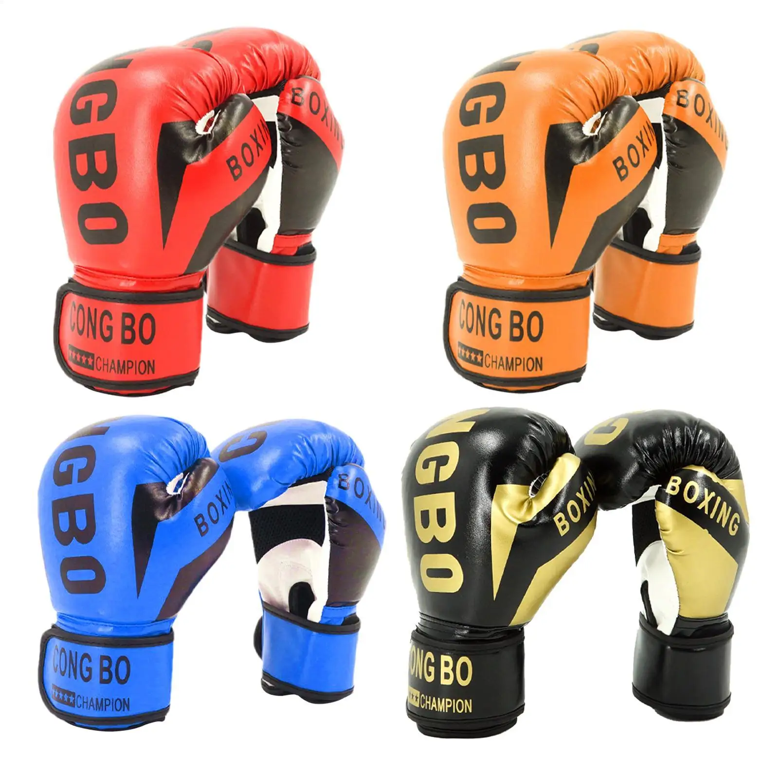 Boxhandschuhe, verstellbare Trainingshandschuhe für Mädchen, atmungsaktive Kampfhandschuhe, weiche Boxhandschuhe, Defender für Kickboxen Image