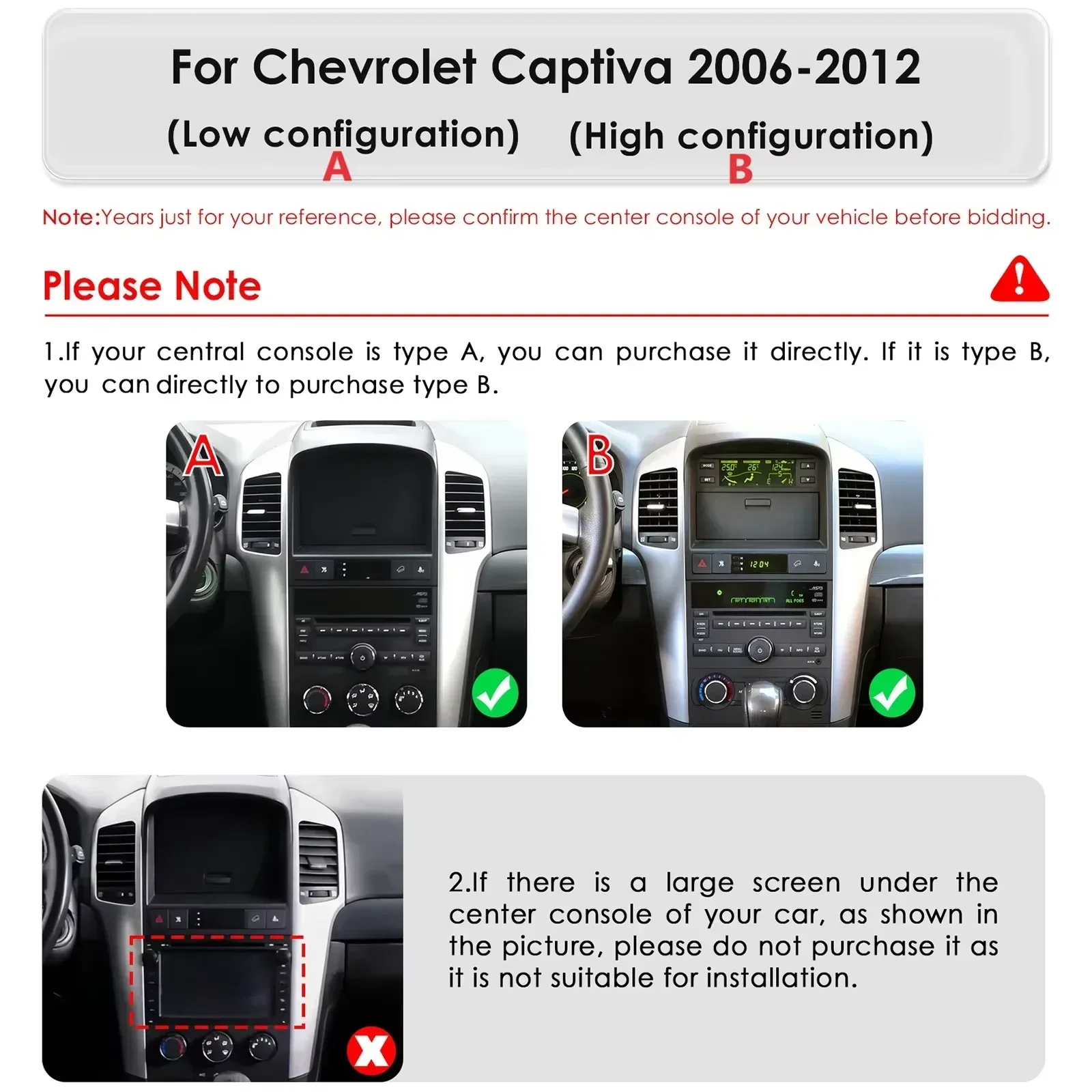 Hizpo Autoradio für Chevrolet Captiva Sport 2006-2012 Audio-Multimedia-Player CarPlay Android Auto GPS WLAN FM RDS Autoradio AI 9,7 Zoll Tesla-Stil Intelligenter Bildschirm QLED-Display Automotive Image