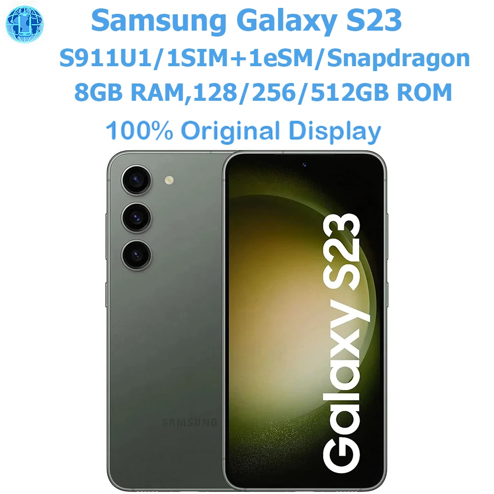 Samsung Galaxy S23 5G Smart Android Phone S911U1 6.1-inch 3900mAh 50MP NFC Samsung S23 Smart Phone US Edition Original Unlocked