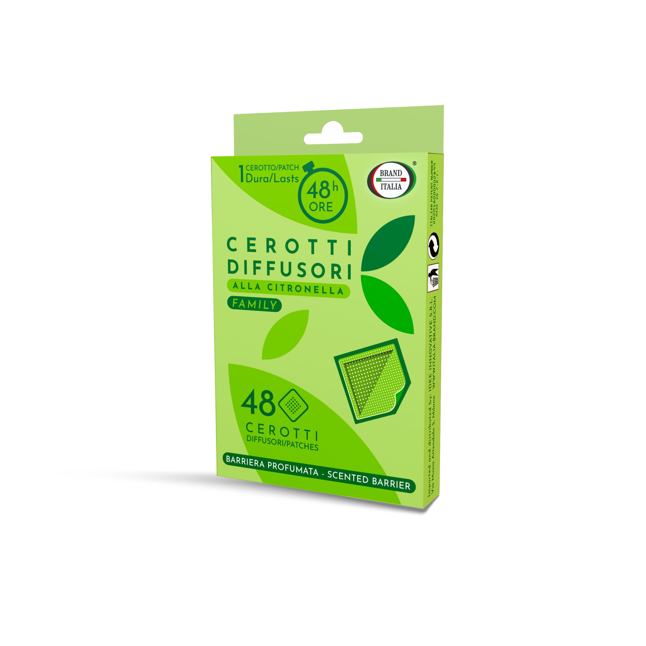 BRAND ITALIA cerotti diffusori adulti 48 pz Cerotto
