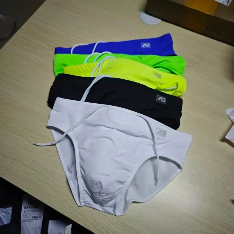 2026 Strand-Surf-Badehose für Herren, einfarbig, schlicht, klassisch, niedrig geschnitten, Großhandel, mehrfarbig, BS420 Image