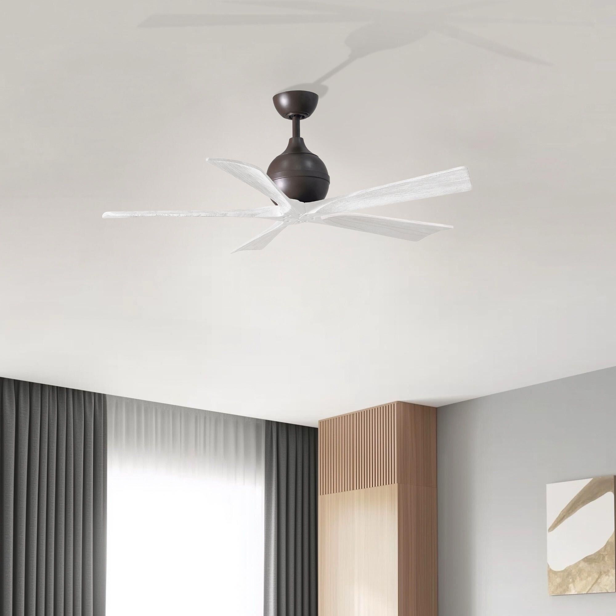 Matthews Fan Company Irene 52 Inch Ceiling Fan - IR5-TB-MWH-52