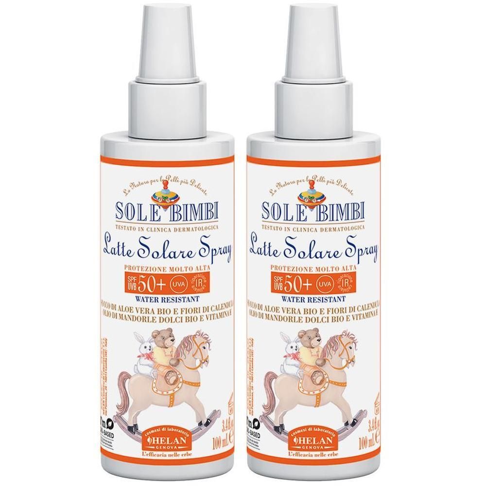 Helan SOLE BIMBI Latte Solare Spray SPF50+ 2x100 ml