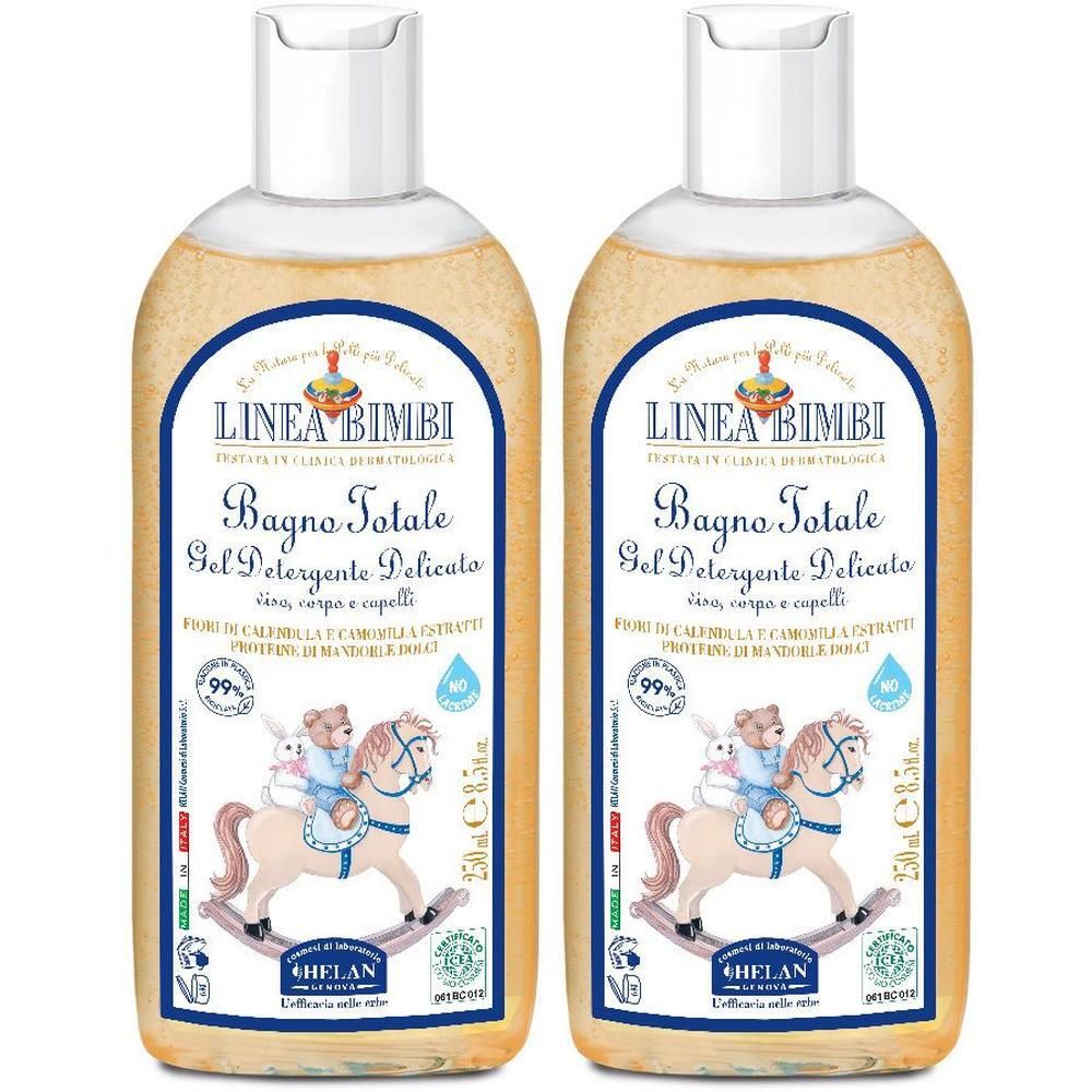 Helan LINEA BIMBI Bagno Totale 2x250 ml Detergente