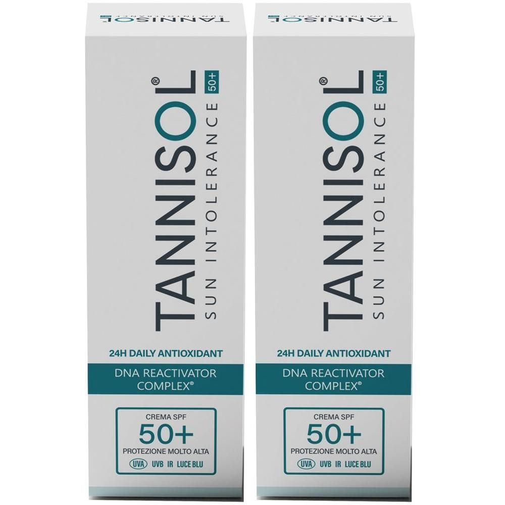 Tannisol Crema Spf50+ Sun Intolerance 50 Ml 2x50 ml