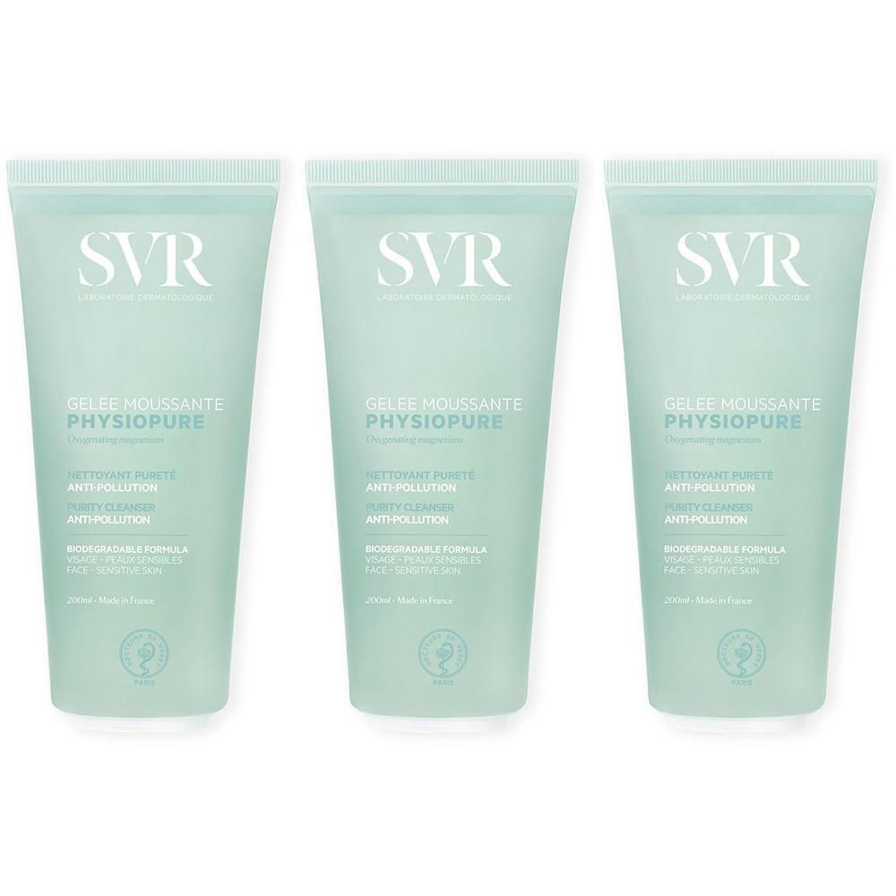 Physiopure Gelee Moussante 200 Ml 3x200 ml Gel