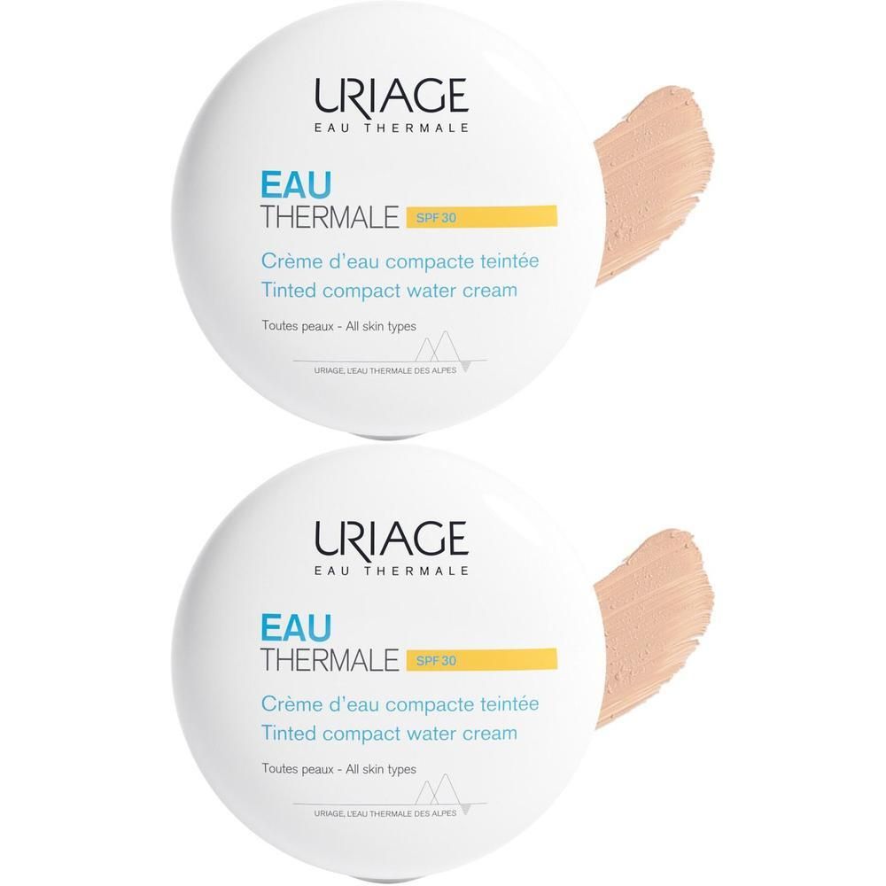 URIAGE Eau Thermale - Crema Compatta Colorata All'Acqua Spf30 2x10 g