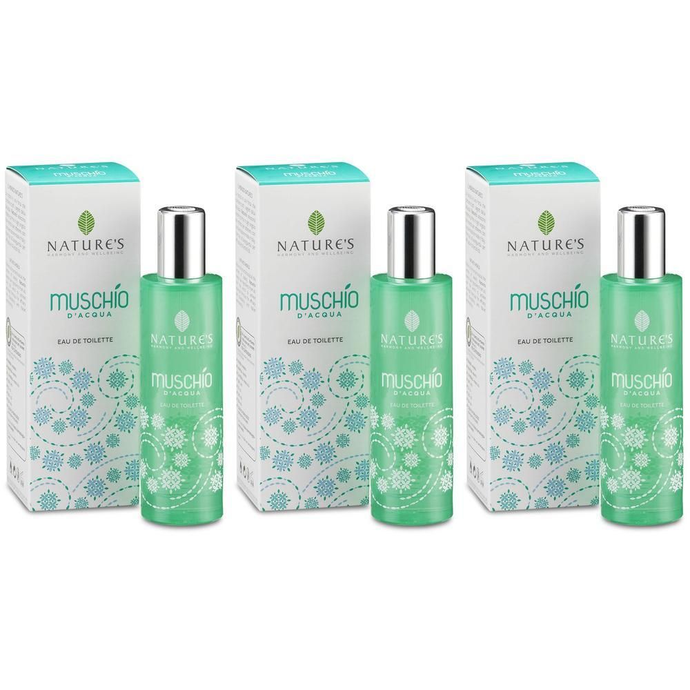 Nature'S Muschio D'Acqua Eau De Toilette 50 Ml 3x50 ml Soluzione