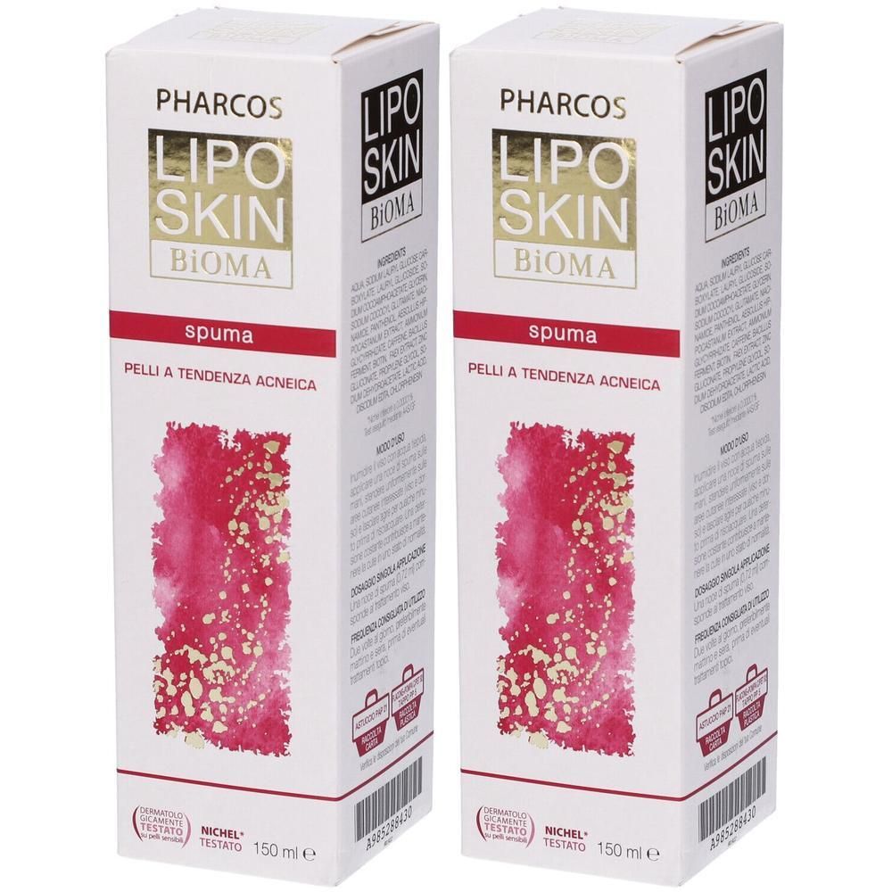 Liposkin Bioma Pharcos Spuma 150 Ml 2x150 ml