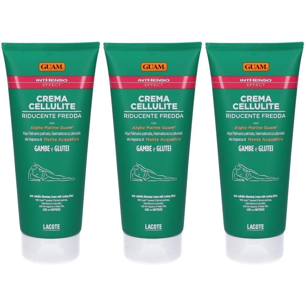 Guam Inthenso Crema Cellulite Riducente Fredda 3x200 ml