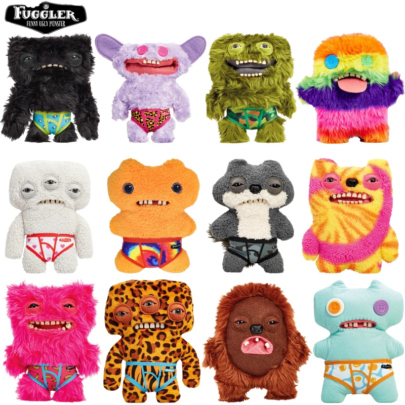 22 cm Original Fuggler Plüschtiere Lustiges Zahnmonster nervigtes Alien Crazy Rabbit Mcgoo Wide-Eyed Monster Peluche Puppen Geschenke Kind Image