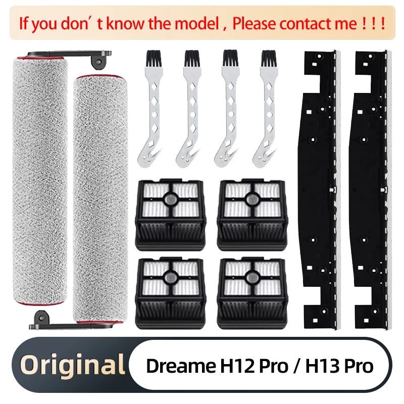 Ersatzzubehör für Dreame H12 Pro / H12 Dual / H13 Pro Bürstenrolle HEPA-Filterhalter Staubsaugerteile Image