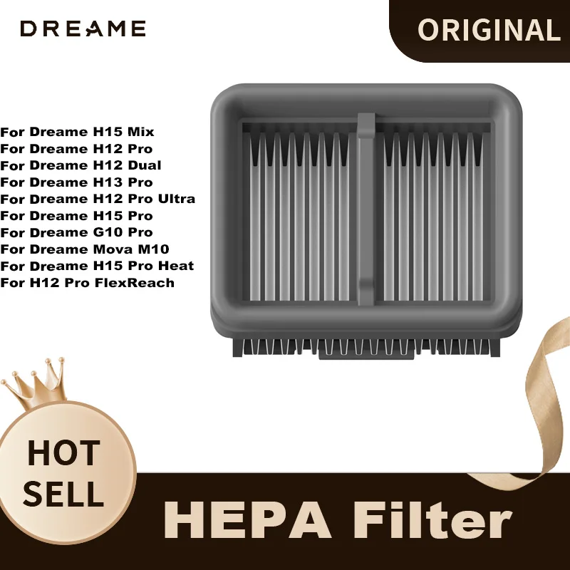 Original HEPA-Filterersatz für Dreame H12 Pro/H12 Pro FlexReach/H12 Dual/H12 Pro Ultra/H13 Pro/H15 Pro/H15 Pro Heat/H15 Mi Image