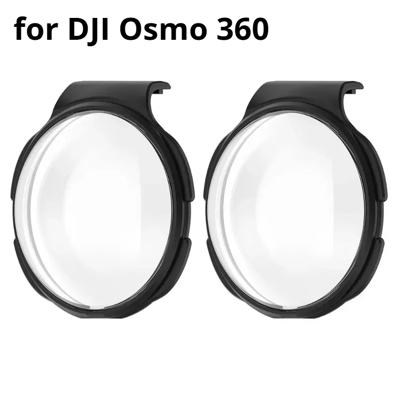 2 Stück/Set optischer Linsenschutz aus gehärtetem Glas für DJI Osmo 360, 9H Härte, hohe Lichtdurchlässigkeit, wasserdicht, staubdicht, Kameraschutz Image