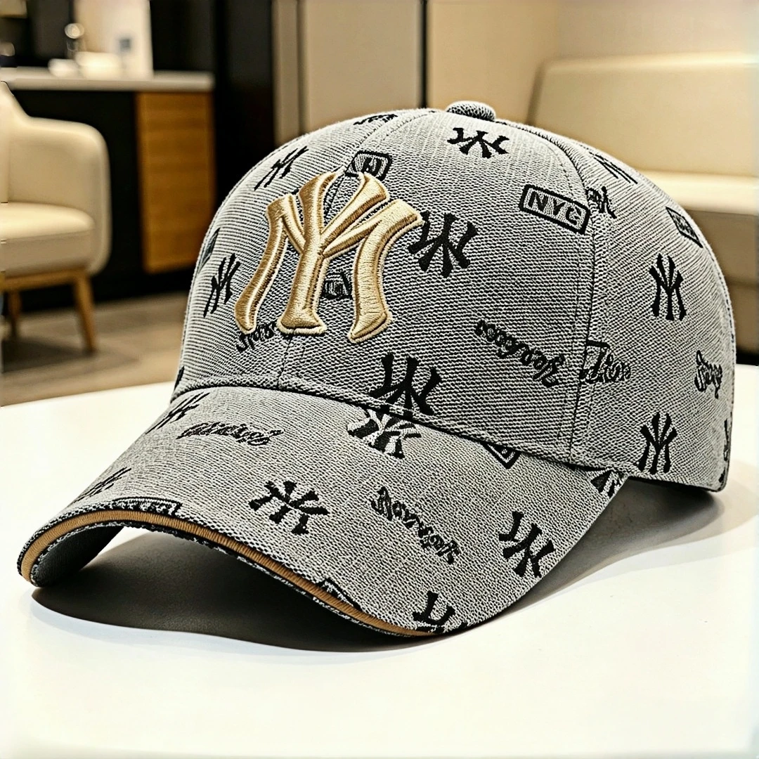 Modische klassische bestickte Jacquard-Baseballkappe – geeignet für Männer und Frauen, verstellbar, Sonnenhut, Streetstyle, Snapback. Image