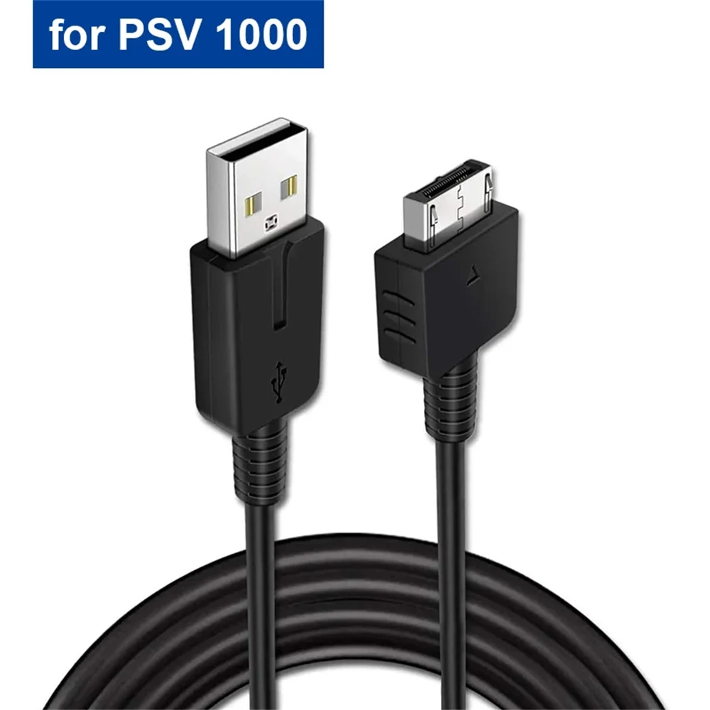 2 in 1 USB Data & Power Charger Cord Data Sync Wire Handheld Console 1M Game Machine Charger Data Cord For Playstation Vita 1000