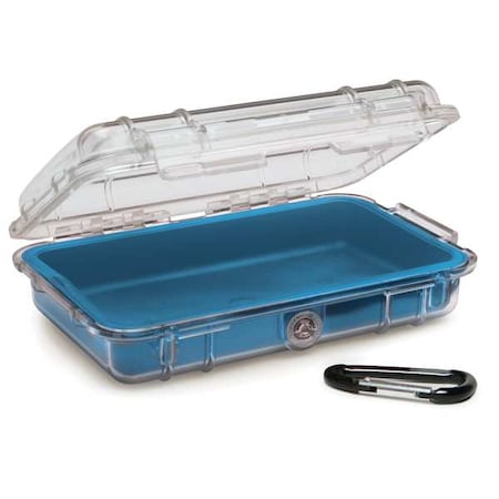 PELICAN 1040 Micro Case, Blue, 7-1/2"Hx5-1/16"Wx2-1/8"D