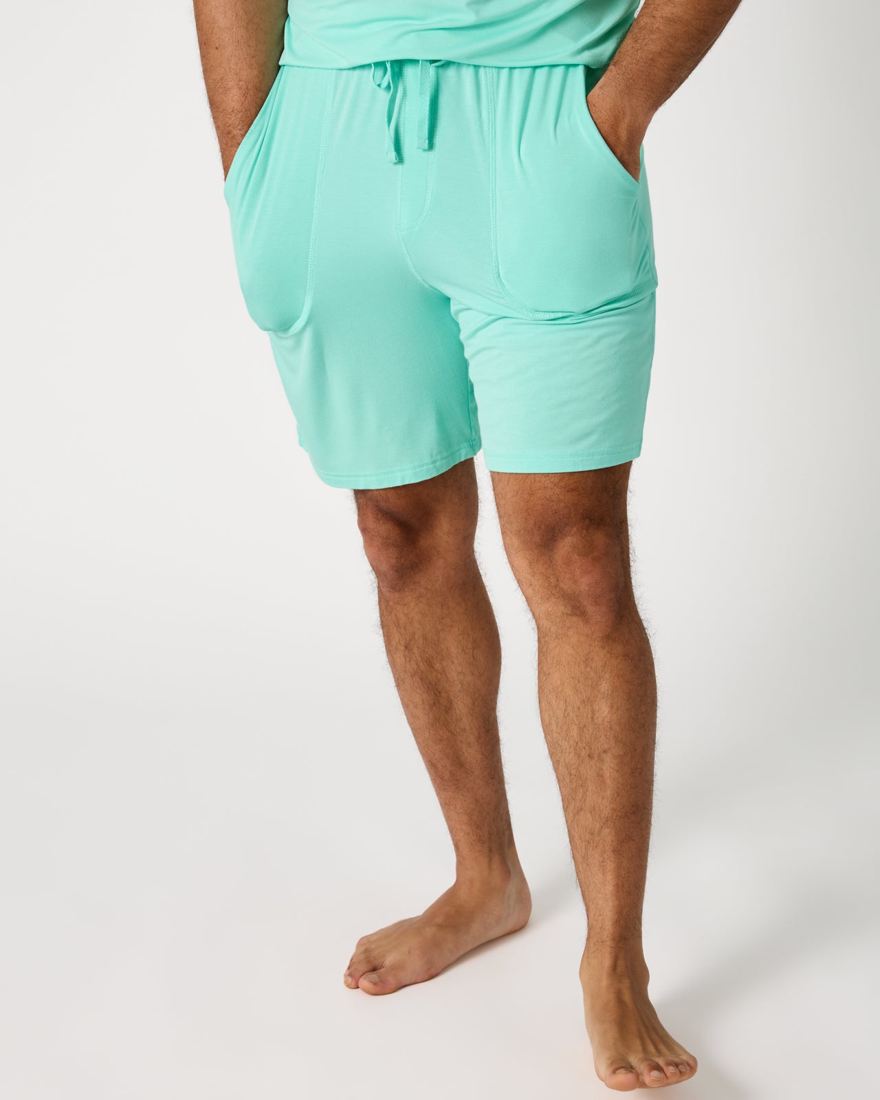 Ocean Mist Men's Pajama Shorts - XL - Little Sleepies