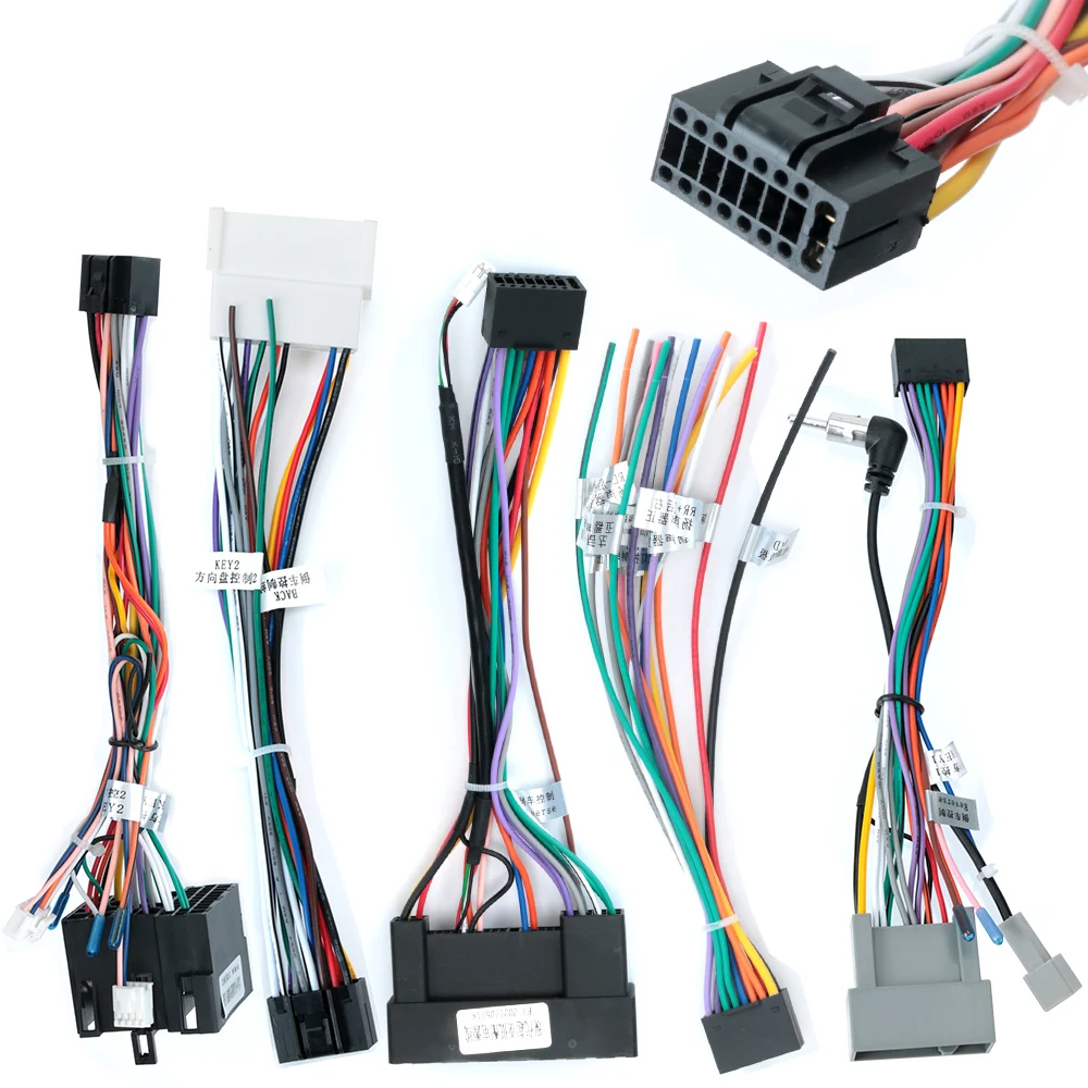 ISO-Kabel Auto Android Player 2Din Stereo Radio Zubehör für Kia Suzuki VW Hyundai Honda Toyota Nissan Mitsubish Ford Outlande Image