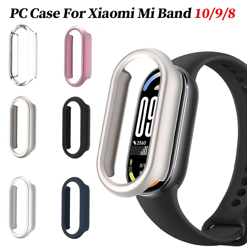 PC-Gehäuse für Xiaomi Mi Band 9 Smartwatch Displayschutzfolie Bumper Cover Shell für Xiaomi Mi Band 9 8 Mi Band 10 Hüllen Abdeckung Image