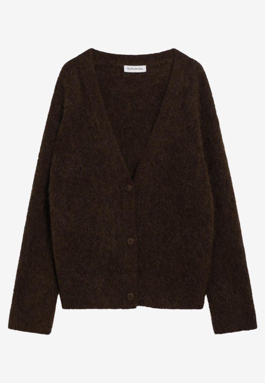 Elland Oversized Cardigan - Brown - Frankie Shop Knitwear
